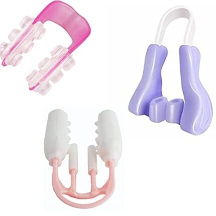 AlexVyan Certified 3 pcs Pink,Purple and Special Nose Up Clip Shaping Lifting Bridge Straightening Purple Nose Up Beauty Clip High Lifting Clipper Correction Shaper For Shaping Beauty Tool