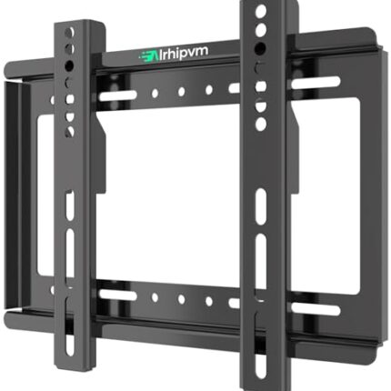 Alrhipvm TV Wall Mount Brackets Low Profile Fixed for 14 to 43 Inch LED, LCD TVs Flat Screen Up to 55lbs, Universal TV Monitor Mount Fits 8" Wood Studs VESA 200x200mm