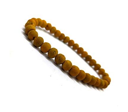 Astroghar Natural Turmeric Haldi Bracelet Turmeric Rosary Haldi Mala