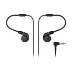 Audio-Technica Ath-E40 Professional Wired in Ear Earphones without Mic Black