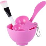 BANIRA Facial Care Make Up Bowl 6 PCs Sets for Unisex, Bleach - Face Mask Mixing Tool with Spoon and Brush,Beauty Tools and Bowl (random colour)