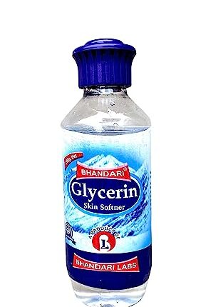 BHANDARI® Glycerine Skin Softner 400g- Suitable For All Skin Types- Natural Beauty & Skin Care Lotion- Pure Unscented Glycerine