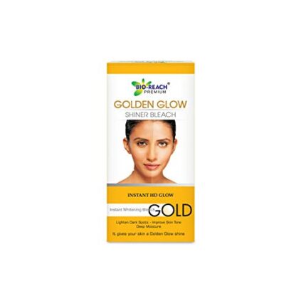 BIO-REACH Gold Shiner Bleach For Men & Womens For Glowing Skin -200g, Pack Of 1