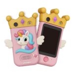 BLiSS HUES Kids Touchscreen Smartphone Toy with 2.8" Screen- 360 Degree Roatating 8MP Dual Camera- MP3 Music Player- in Built Games & Wallpapers- Pink Unicorn