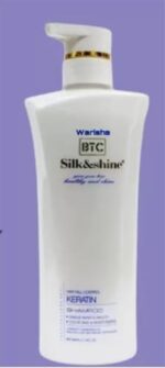 BTC Silk & Shine Keratin Shampoo for Healthy Hair and Skin, 500 ml