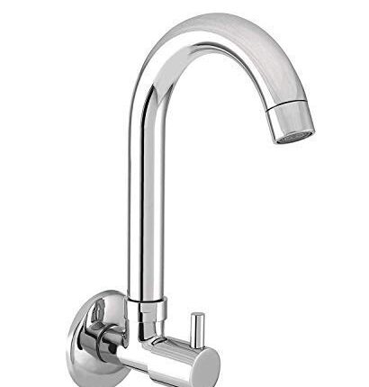 Bathoyum Turbo Sink Cocke for Kitchen Sink 360 Degree Rotating with Foam Flow, Brass Tap with Chrome Finish Full Brass tap for Kitchen Sink taps with Free Flange