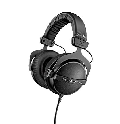 Beyerdynamic Dt 770 Pro 32 Ohm Studio Wired Over Ear Headphones Without Mic (Black)