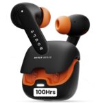 Boult Audio Z40 Pro with 100H Playtime, Quad Mic ENC, 45ms Low Latency Gaming, Premium Rubber Grip Case, 13mm Bass Drivers, Made in India TWS Bluetooth 5.3 Truly Wireless in Ear Earbuds (Midnight)