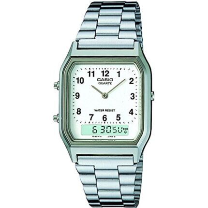 Casio Vintage Series Analog-Digital White Dial Men's Watch-AQ-230A-7BMQ