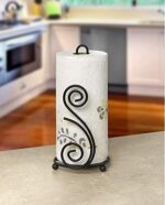 Craftize Mstore Toilet Paper Holder, Bathroom Tissue Holder, Iron Wrought Decorative Napkin Stand, Roll for Kitchen (Double S) (Napkin-ss)