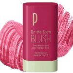 Cream Blush Stick - Multi-Use Makeup Stick for Cheeks and Lips with Hydrating Formula, 2-in-1 Beauty Blush Stick with Soft Cream(Orange-ShyPink-HotRed-WarmGlow) (Ruby)