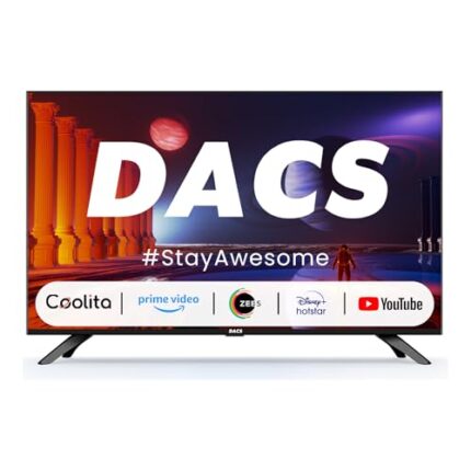 DACS Ultra Premium 108 CM (43 inches) Full HD LED Smart TV with Metallic Bezel-Less Design and Inbuilt 24W ND Box Speakers(2024)