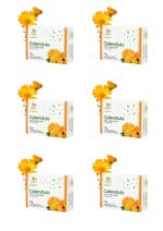 DAY'S Calendula Soap 75gm|With goodness of Calendula, Neem and Turmeric| Acne & Blemish Control |Skin Healer| Ayurvedic Product (pack of 6)