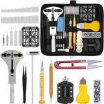 DIY Crafts Professional Watch Battery Replacement Kit, Watch Repair Tools with Carrying Case, Watch Link Removal Tool Kit, Watch Case Opener, Watch Tool with Cutter (1 Repair Watch Kit)