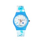 Disney Nylon Princess Magisstar Blue Cute Round Analogue Wrist Watch For Kids Birthday Gift For Girl Age 3 To 12 Years (Blue)