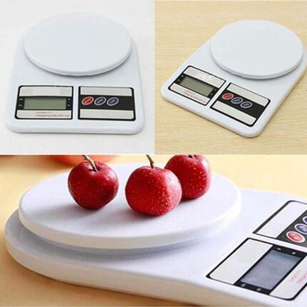 EPICK Digital Kitchen Weighing Scale 0.1Gm To 10 Kg Portable Weighting Machine For Home Electronic Food Weight Machine LCD Black Display Measuring, Food Weighing Machine (SF400)