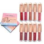 Face Story MIDI liquid Lipstick pack of 10 velvet mousse, long lasting, infused with Vit E & Jojoba oil-25ml(Bare & Brilliant, Bold & Beautiful)