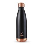 Flair Spark Vacuum Insulated Steel Water Bottle (750 ml, Black), 24 Hours Hot and Cold, Leakproof, BPA-Free, Double Walled, Aqua Water Bottle, Tea Flask, Office, Gym, Travel Bottle, Hiking, Treking