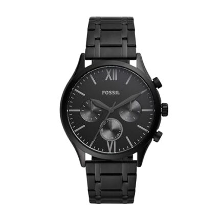 Fossil Stainless Steel Fenmore Analog Black Dial Men's Watch-Bq2365