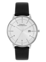 French Connection Spring-Summer 2023 Analog Silver Dial Men's Leather Watch-Fcn00094B