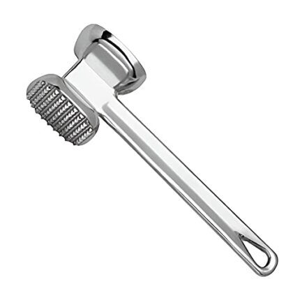 Garth Kitchen Aluminium Alloy Loose tenderizers Meat Hammer Steak Chicken Pounders Cooking Tools (Silver)