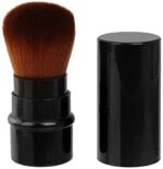 Gugzy Retractable Pro Beauty Kabuki Makeup Cosmetic Face Powder Foundation Blush Brush (Black)