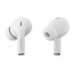 HAMMER Aeromax ANC (32dB) TWS, BTv5.4, Low Latency, in-Ear Bluetooth Earbuds with Clear ENC Calling, Quad Mics, Type-C,Touch Controls, Deep Bass, 30 Hrs Playtime (White)