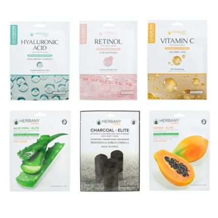 HERBANY KOREA - Acne Removal Face Sheet Mask | Cleansing, Youthful Skin & Protucts from Sun Damage | Korean Face Sheet for Women & Men.