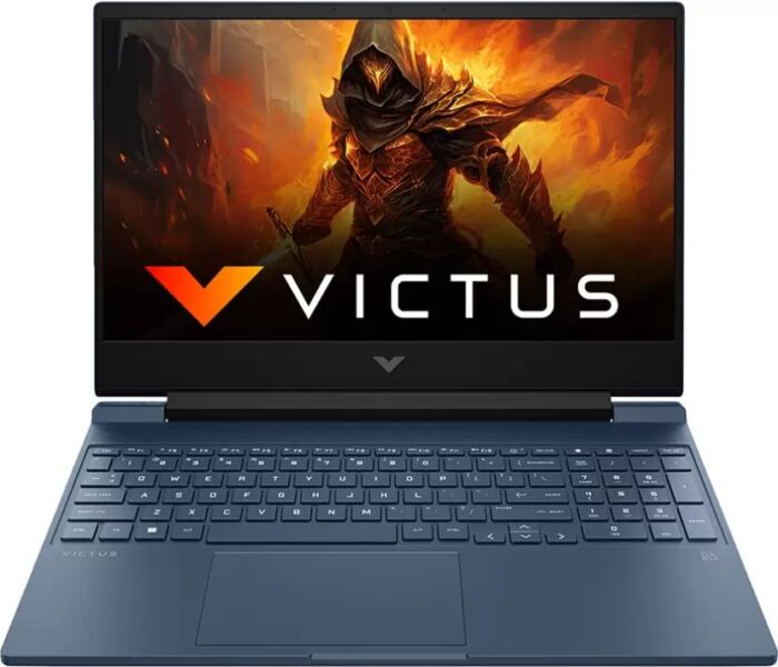 HP Victus AMD Ryzen 5 Hexa Core 5600H - (8 GB/512 GB SSD/Windows 11 Home/4 GB Graphics/NVIDIA GeForce RTX 3050) 15-fb0135AX Gaming Laptop (15.6 Inch, Performance Blue, 2.37 Kg)