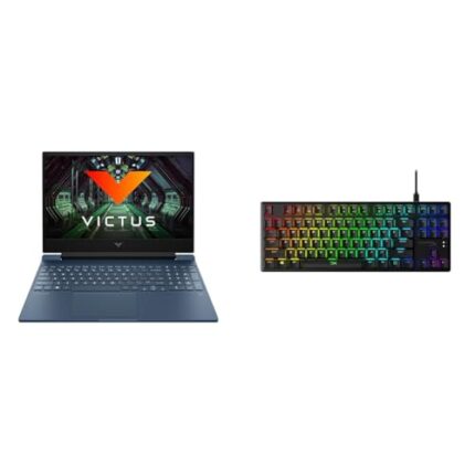 HP Victus Gaming Laptop, AMD Ryzen 5 5600H, AMD 4GB Radeon RX 6500M Graphics, 15.6-inch (39.6 cm), F