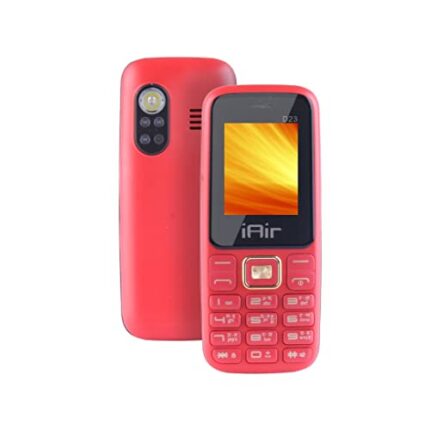 IAIR D23: 1.88" Display, Clear Sound, LED Torch, 1200mAh Battery, FM Radio, Expandable Memory up to 128GB, SOS Key (Red)