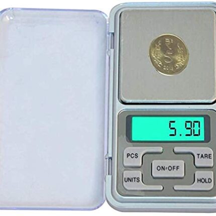 IONIX Jewellery Scale | Weight Scale | Digital Weight Machine | weight machine for gold | Electronic weighing machines for Jewellery 0.01G to 200G Small Weight Machine for Shop - Silver