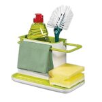 JAAP 3 in 1 Kitchen Sink Organizer (for Dishwasher Liquid, Brush, Cloth, Soap, Sponge)