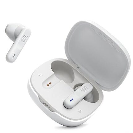 JBL Newly Launched Wave Flex in-Ear Wireless Earbuds TWS with Mic,App for Custom Extra Bass EQ, 32Hrs Battery, Quick Charge, IP54 Water & Dust Proof, Ambient Aware, Talk-Thru,Google FastPair (White)