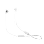 JBL Tune 215BT, 16 Hrs Playtime with Quick Charge, in Ear Bluetooth Wireless Earphones with Mic, 12.5mm Premium Earbuds with Pure Bass, BT 5.0, Dual Pairing, Type C & Voice Assistant Support (White)