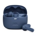 JBL Tune Beam in Ear Wireless TWS Earbuds with Mic, ANC Earbuds, Customized Extra Bass with Headphones App, 48 Hrs Battery, Quick Charge, 4-Mics, IP54, Ambient Aware & Talk-Thru, Bluetooth 5.3 (Blue)