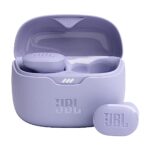 JBL Tune Buds In Ear Wireless TWS Earbuds with Mic, ANC Earbuds, Customized Extra Bass with Headphones App, 48 Hrs Battery, Quick Charge, 4-Mics, IP54, Ambient Aware & Talk-Thru, Bluetooth 5.3(Purple)