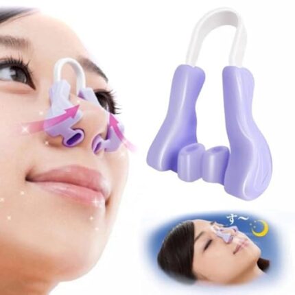 JIAVAXA Silicone Nose Shaper Clip, Nose Corrector Device Nose Bridge Straightener Corrector, Soft Safety Nose Up Lifting Without Surgery Beauty Tool