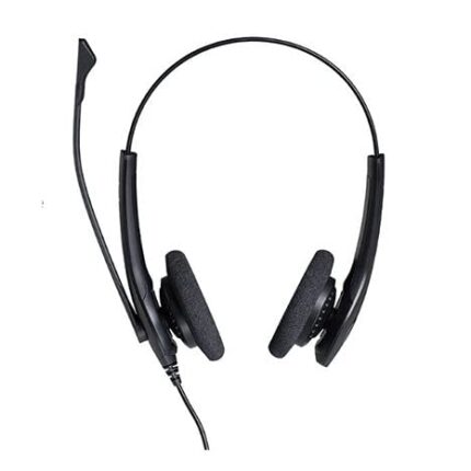 Jabra Biz 1100 Duo USB NC Global Wired On Ear Headphone with Mic (Black)