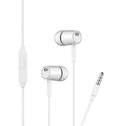 Jk Paradise Wired In Ear Earphone with Mic (White)