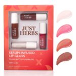 Just Herbs 4 IN 1 Lip Gloss for Women, Serum Infused Non-Sticky Glossy and Hydrating Lip Gloss 4 gm