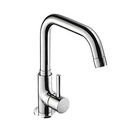 KOHLER cuff Deck-mount single-handle cold-only premium kitchen faucet, with swivel spout for easy reach