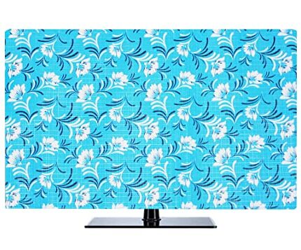 KVAR Universal All Model TV Cover 28 Inches Colourful Dustproof TV Screen Protector for LCD LED, Painting Pattern Indoor Bedroom Living Room Decoration Dust Cover for Televisions ( 051122LTV10)