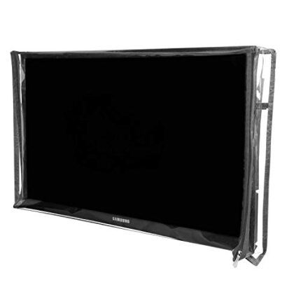 Kajal Dream Cool Transparent LED TV Cover for 55 Inch/Dustproof Television Cover Protector for 55 inch LCD, LED, Plasma Television transparent Print-24