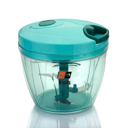 Kmils Plastic Manual Vegetable Chopper for kitchen, Onion Chopper, Onion Cutter, Vegetable Cutter for Kitchen (Multi Colour)(750 ml - 5 Blade)