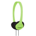 Koss KPH7G Portable On-Ear Headphones (Green) with Adjustable Headband