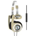 Koss Porta Pro Limited Edition Rhythm Beige Headphones | in-Line Microphone & Remote | Volume Control | Portable On-Ear | Hard Carry Case Included | Beige