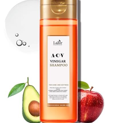 LA'DOR ACV Shampoo | Clarifying Shampoo for Build Up | Korean Products | Apple Cider Vinegar Shampoo | K Beauty Products | Korean Hair Care Products | Korean Shampoo for All Hair Types - 150ml