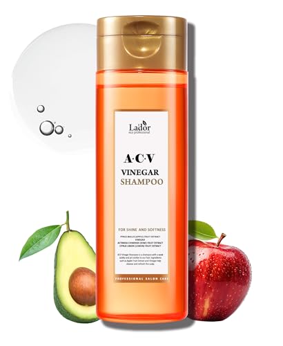 LA'DOR ACV Shampoo | Clarifying Shampoo for Build Up | Korean Products | Apple Cider Vinegar Shampoo | K Beauty Products | Korean Hair Care Products | Korean Shampoo for All Hair Types - 150ml