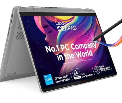 Lenovo IdeaPad Flex 5 Intel Core i3 1315U 14"(35.5cm) WUXGA+ IPS 2-in-1 Laptop (8GB/512GB SSD/Win 11/Office 2021/Backlit KB/FPR/FHD Camera/Alexa/3 month Game Pass/Arctic Grey/1.5Kg),82Y0004YIN